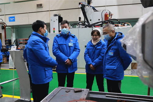 严鉴铂董事长深刻出产一线调研领导工作